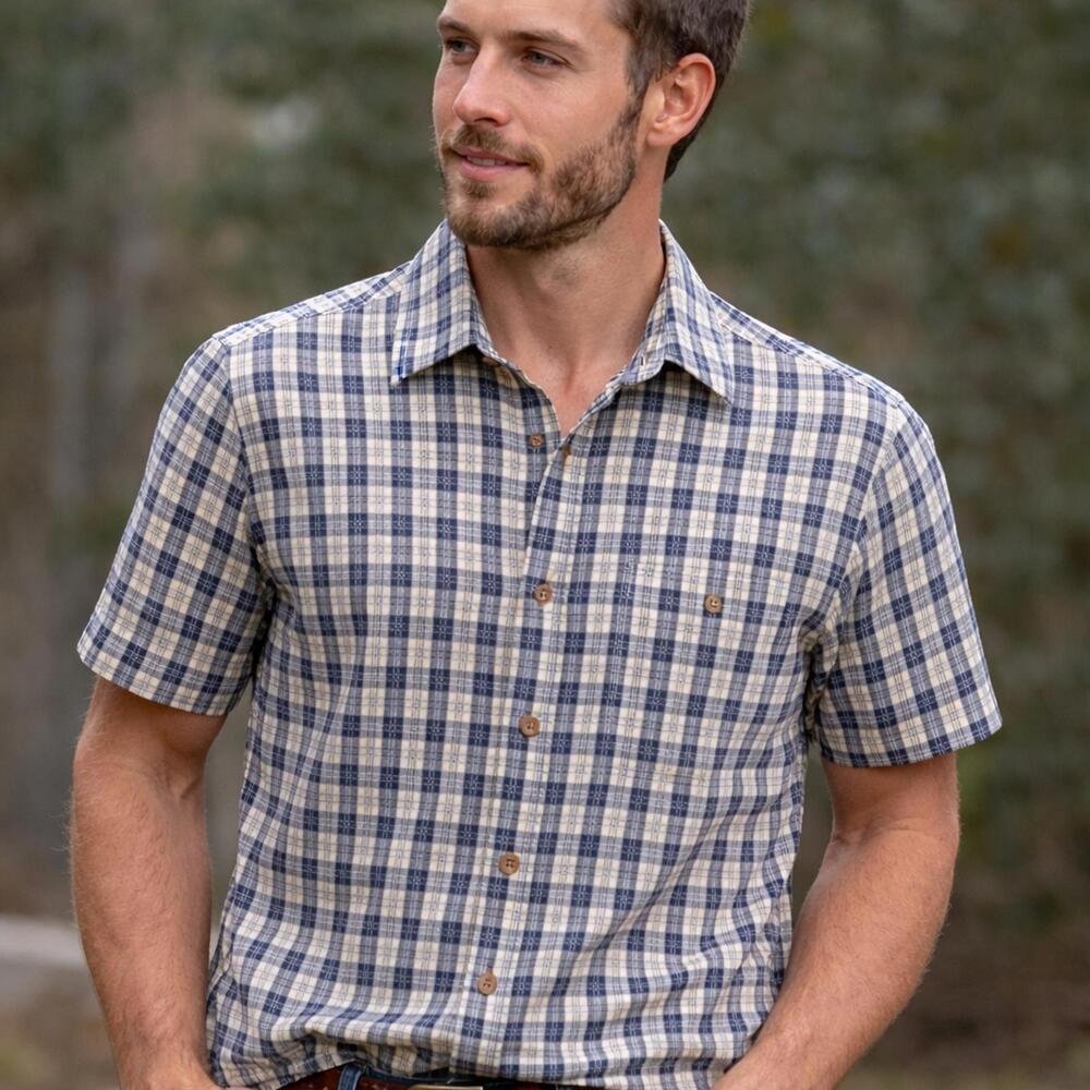Thomas Cook Rodeo Clothing Co Plaid Shirt Made in Australia Small